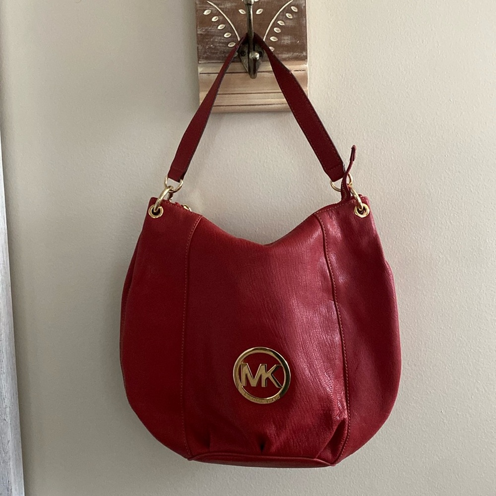 Michael Kors Red Large shoulder bag